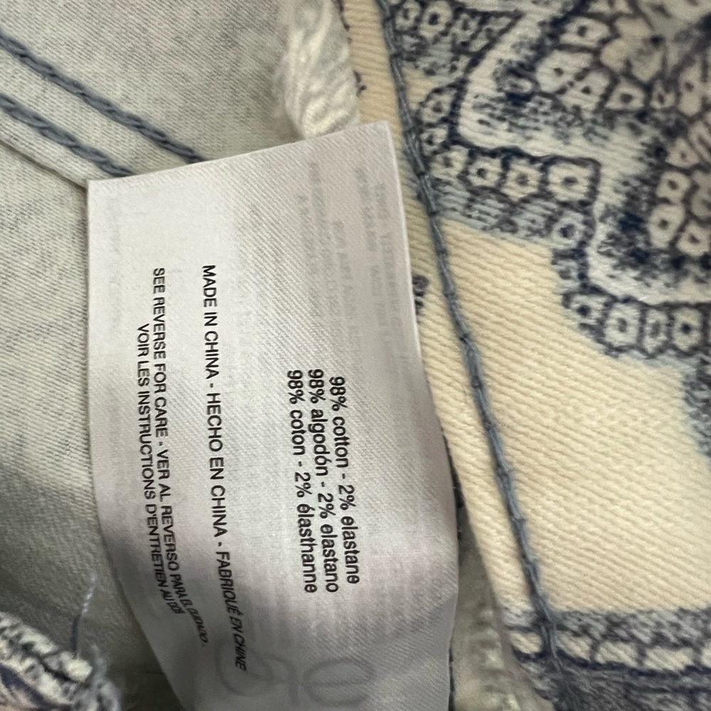 Nine West Paisley Print Jeans - Picture 5 of 5